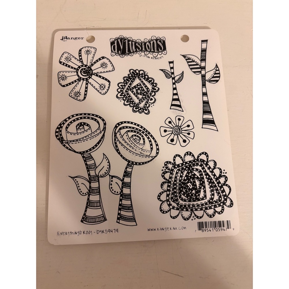 Everything's Rosy Dyan Reaveley's Dylusions Cling Stamps